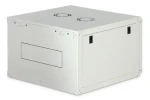 Digitus Dynamic 7U 19" nástenná skriňa čierna / Nástenná skriňa / hl. 60 cm / sklenené dvere / nosnosť 60 kg / IP20 (DN-19 07U-6/6-EC-SW)