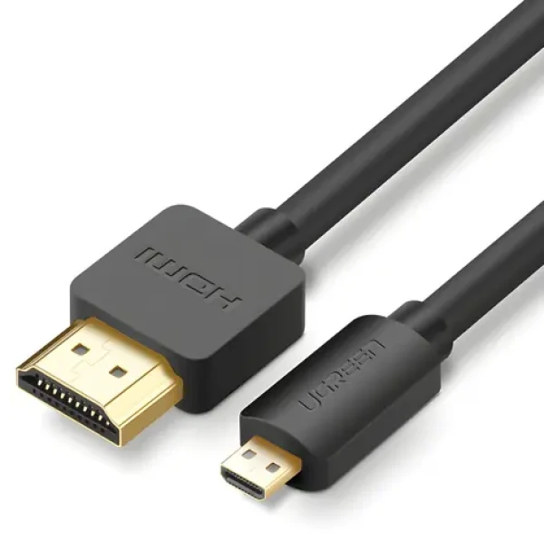 Ugreen HD127 Micro HDMI - HDMI 1 m čierna / Kábel / 4K 60Hz (30148)