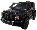 Mamido Elektrické autíčko Mercedes G63 s čiernym EVA penovým kolesom a mäkkou sedačkou, licencované