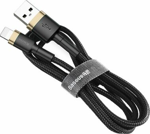 Baseus CALKLF-CV1 Kábel USB-A (M) - Lightning (M) 2 m čierno-zlatá (CALKLF-CV1)