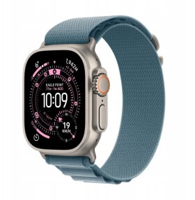 Apple Watch Ultra 3 GPS + Cellular 49mm Titanium / Alpine Loop L Modrý (MEWP4QP/A)