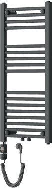 MEXEN/S - Mars radiátor + vykurovacia tyč 900 x 400 mm, 300 W, antracit W110-0900-400-2300-66