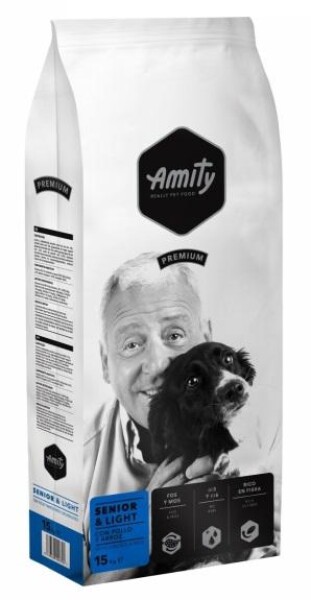 AMITY premium dog SENIOR/light