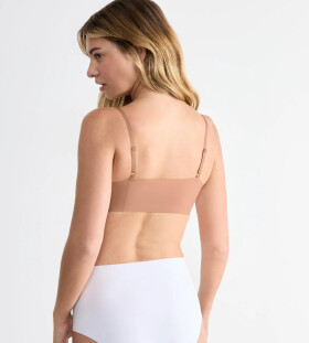 Dámska podprsenka ZERO Microfibre 2.0 Bralette - CAMEO BROWN - hnedá 00ME - SLOGGI BROWN XL