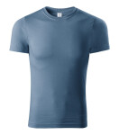 Maľované tričko unisex denim XS