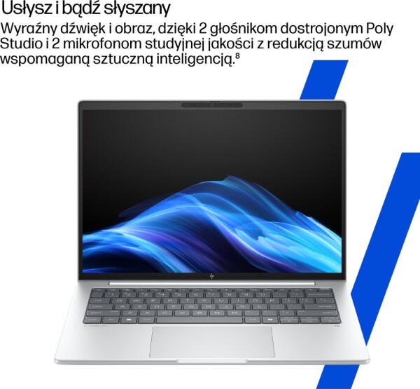 HP HP EliteBook 8 G1i AI 16 - Ultra 5-228V, 32GB, 1TB SSD, 16 WUXGA 400-nit AG, 5MP IR cam, WWAN-ready, Smartcard, FPR, US backlit keyboard, Glacier Silver, 77Wh, Win 11 Pro, 3 years