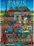 GIBSONS Puzzle Pohľad na Paríž