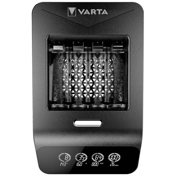 Varta LCD Ultra Fast Ch.+ 4x 56706 nabíjačka na okrúhle akumulátory NiMH micro (AAA), mignon (AA); 57685101441