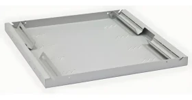 Triton A4 sivá / Polica perforovaná / 1U / 450 mm / nosnosť 80 kg (RAC-UP-450-A4)