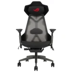 Asus ROG Destrier Ergo čierna / Herná stolička / nastaviteľná / látková / pojazd. kolieska / nosnosť 150 kg (90GC0120-MSG010)