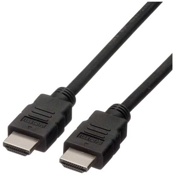 Roline HDMI prepojovací kábel Zástrčka HDMI-A, Zástrčka HDMI-A 3.00 m čierna 11.04.5733 4K UHD, tienený HDMI kábel; 11.04.5733