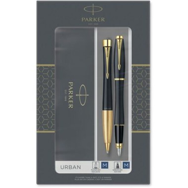 PARKER Urban Matte Black GT Duo Set / sada plniace pero a guličkové pero (2093381)