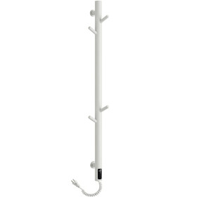 CERANO - Elektrický sušiak uterákov Ramus, s displejom - 160W - biela matná - 1400x30 mm CER-683551