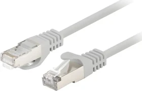 Lanberg CAT6 FTP 1 m šedá / Patch kábel / RJ45-RJ45 / Fluke Passed / 10 ks (PCF6-20CC-0100-S)