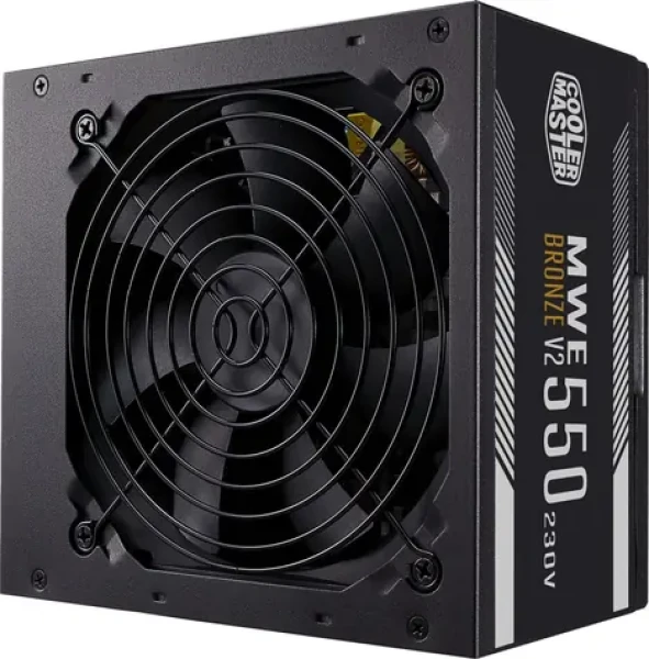 Cooler Master MWE Bronze V2 550W / Zdroj / 550W / aktívny PFC / 80PLUS Bronze / 120mm ventilátor (MPE-5501-ACABW-BEU)