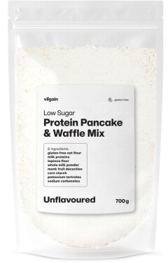 Vilgain Protein Pancake & Waffle Mix Low Sugar – bez príchute 700 g