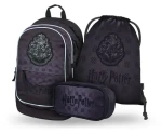 BAAGL SET 3 Core Harry Potter Bradavice čierny: batoh, peračník, sáčok (A-35418)