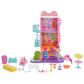 Mattel HHC18 Enchantimals byteček v meste