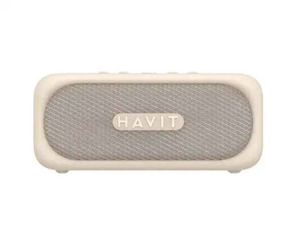 Havit SK905BT béžová / Prenosný Bluetooth reproduktor / 2 x 10 W RMS / IPX7 / Bluetooth 5.3 / TWS (SK905BT beige)
