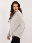 Dámsky sveter TW SW BI 25002.88P Light grey - FPrice one size světle šedá