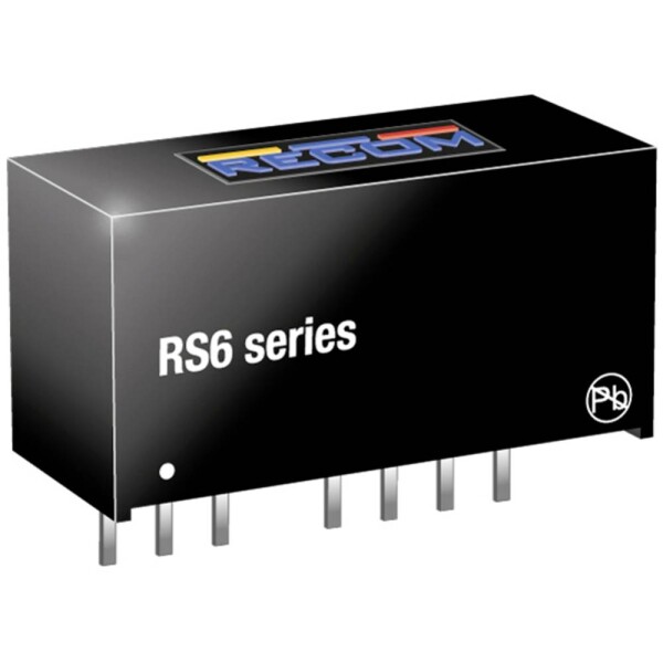 RECOM RS6-2412D DC / DC menič napätia, DPS 250 mA 6 W Počet výstupov: 2 x Obsah 1 ks; RS6-2412D