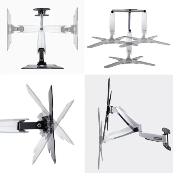 StarTech Nástenný TV držiak Full Motion / 23-55" / VESA 75-400 mm / nosnosť 30 kg / naklápací, otočný (FHA-TV-WALL-MOUNT)