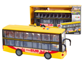 Mamido Poschodový autobus 1:16 s efektmi a frikčným pohonom žltý