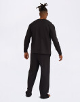Organic Basics True Heavy Boxy Fit Long Sleeve Tee Black M