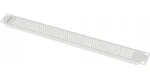Lanberg 19" 1U šedá / Záslepný panel / Perforovaný / Oceľ (AK-1411-S)