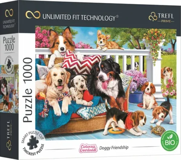 Trefl - Puzzle - UFT Cuteness Overload: Psie priateľstvo