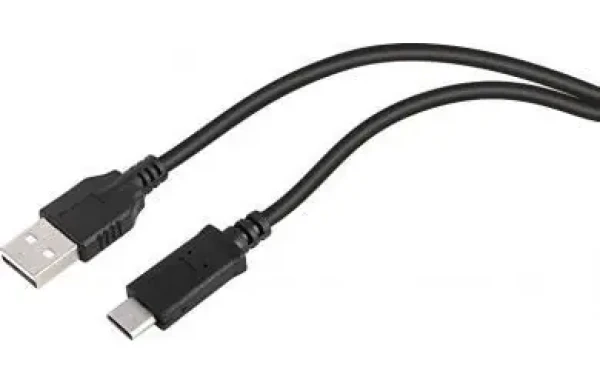 Speed Link SL-180021-BK / Kábel USB-C na USB-A / 1 m / HQ