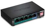 Trendnet TPE-LG50 / Switch / 5- Port Gigabit / 4X PoE + / 32 W / dosah 200 m / kovové prevedenie (TPE-LG50)