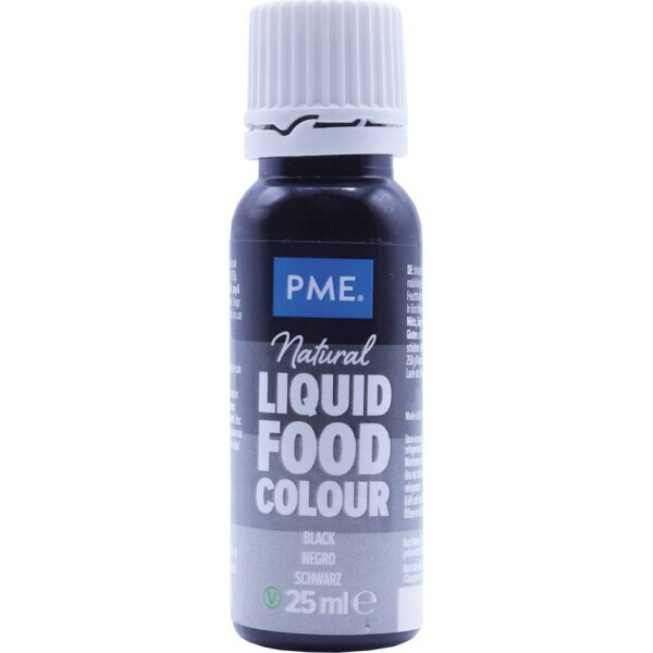 Prírodné potravinárske farbivo čierne, 25 ml - PME - PME