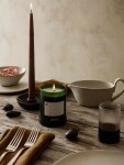 Ferm LIVING Sviečka Dipped Candles Brown – set 2 ks