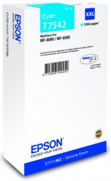 Epson Toner T7542 Cyan 69ml (C13T754240)