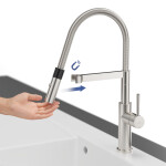 VILLEROY & BOCH VILLEROY & BOCH - Drezová batéria Steel Expert 2.0, odnímateľná sprcha, antracit 92800005