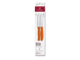 VICTORINOX Swiss Classic Príborový nôž 2 ks oranžová / vrúbkované ostrie / dĺžka čepele 11 cm (6.7839.2C1)