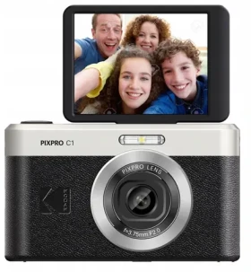 Kodak PixPro C1 čierna / Fotoaparát / 13 MPx / 4X zoom / 2,8" výklopný LCD / Full HD video (SB10303)