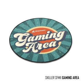 Sharkoon SFM11 Gaming Area modrá / podložka pod stoličku / guľatá / nešmykľavá (4044951034338)