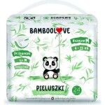 Bamboolove Plienky jednorazové bambus veľ. M 6-11 kg 24 ks (55861BL)