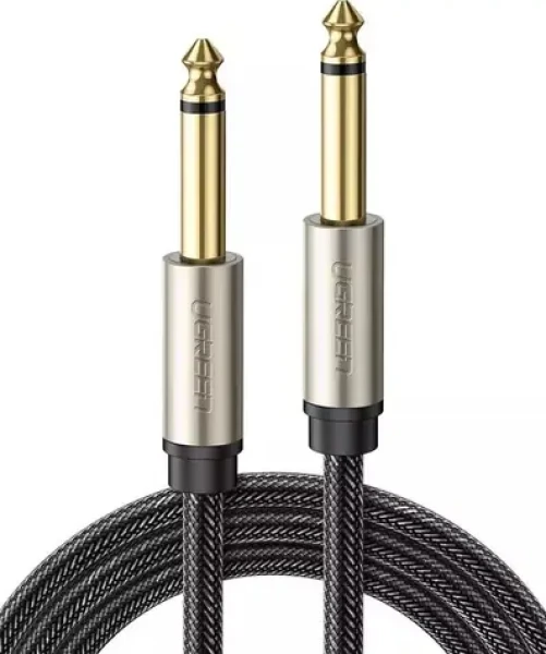Ugreen AV128 Prepojovací kábel 6.35 mm jack (MM) - 1m šedá (10636)