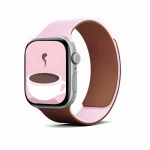 Moft Snap Duo ružová/hnedá / Remienok / Obojstranný silikónový / Pre Apple Watch 1-11/SE/SE 2/SE 3 (38-42 mm) (MD025-1-42-LTPKBE)