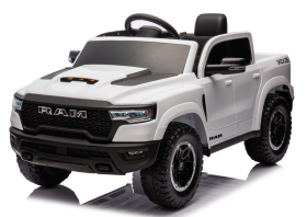 Mamido Detské elektrické autíčko Dodge Ram biele
