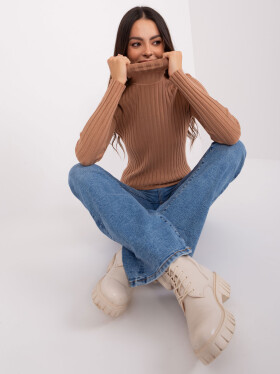Jumper PM SW 1087.09 svetlohnedý M/L