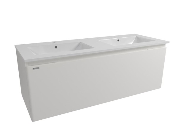 Kúpeľňová skrinka s umývadlom Naturel Ancona 120x45x46 cm biela ANCONA2120DVB ANCONA2120DVB