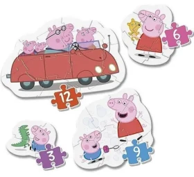 Clementoni Moje prvé puzzle Prasiatko Peppa 4v1