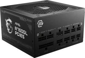 MSI MAG A750GL PCIE5 čierna / Zdroj / 750W / 80 PLUS Gold / aktívne chladenie / 100-240V (MAG A750GL PCIE5)