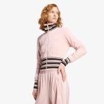 Mikina adidas Vintage Tt High Knitted Ribs Top Sandy Pink L