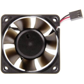 Noiseblocker BlackSilent Pro Fan PR-1 čierna / 60mm / 10.7 dB @ 1800 RPM / 11.77 CFM / 3-pin (ITR-PR-1)