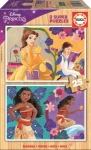 Educa Drevené puzzle Disney princeznej